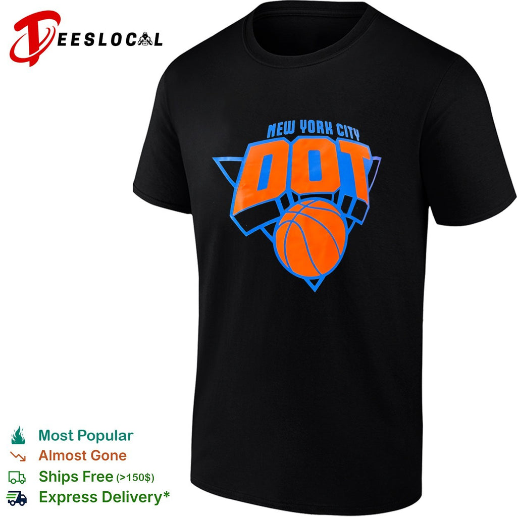 New York City DOT basketball New York Knicks NBA shirt
