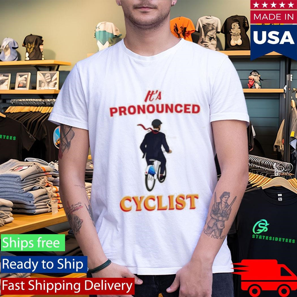 New York City Its Pronounced Cyclist Shirt