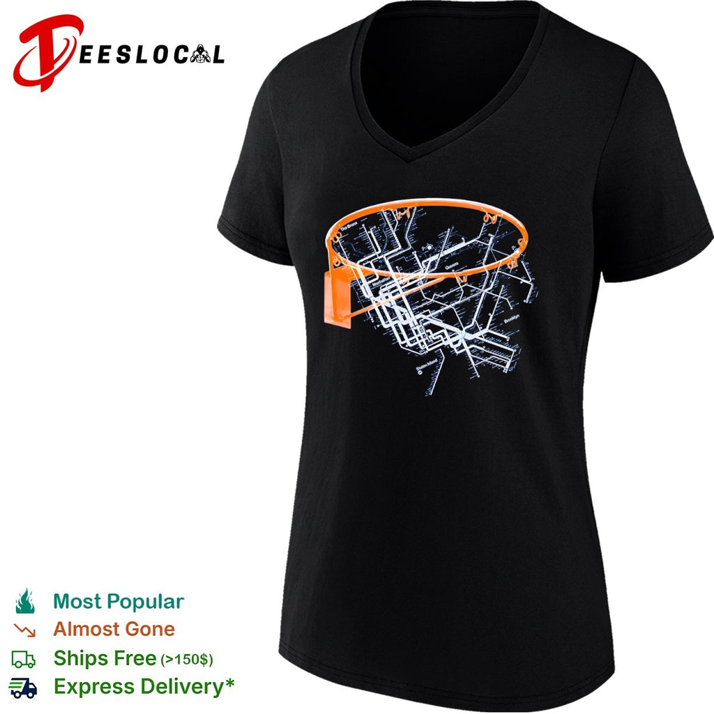 New York City Subway Map Basketball shirt