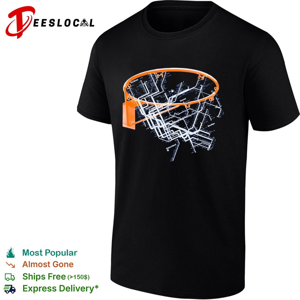 New York City Subway Map Basketball shirt