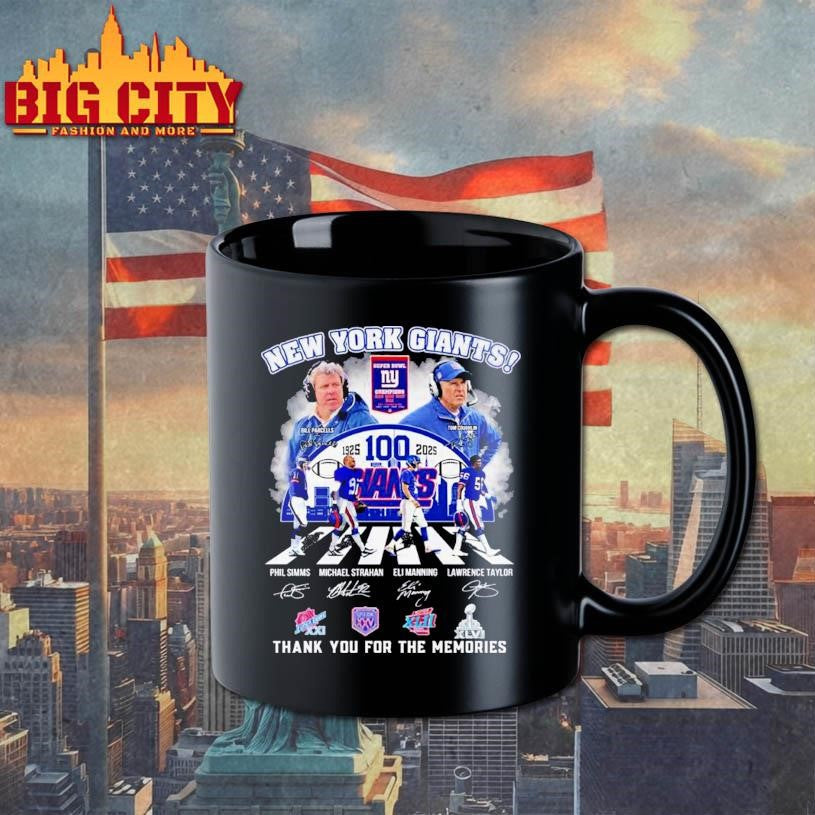 New York Giants 100th Thank You For The Memories Vintage Shirt