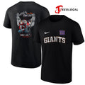 New York Giants x Harley Davidson Santa Claus who’s on the bad list graphic shirt