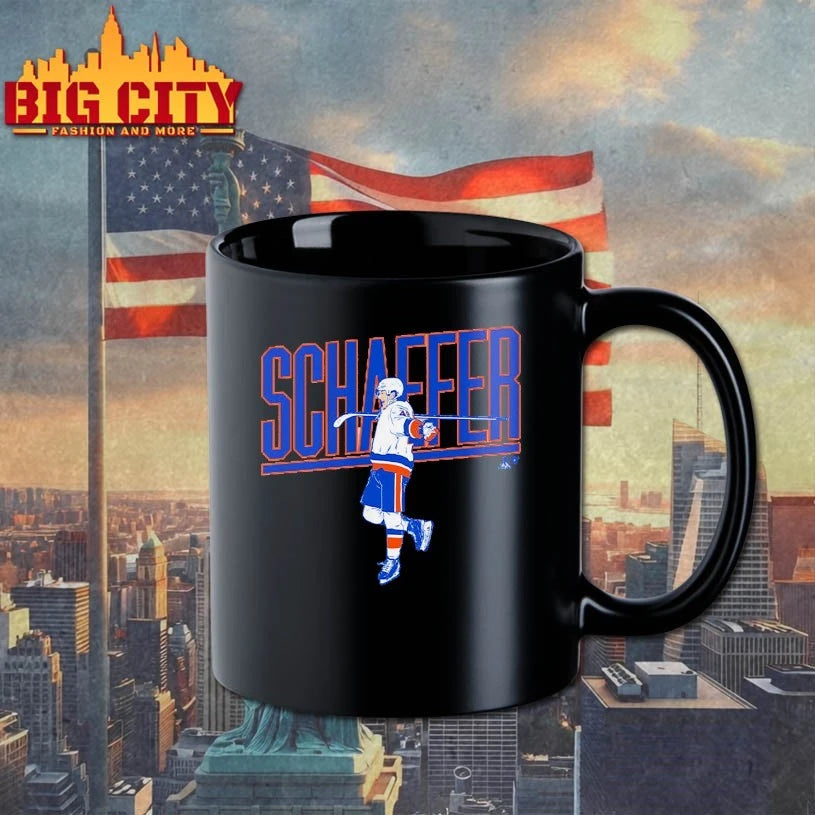 New York Islanders Matthew Schaefer Name Pose shirt