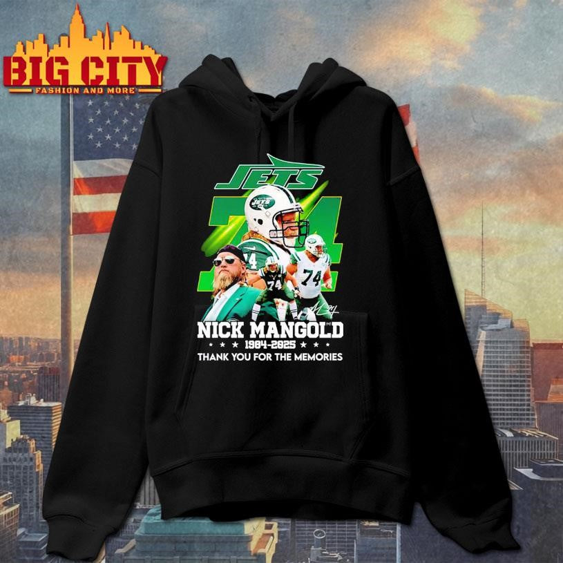 New York Jets Nick Mangold 1984-2025 Thank You For The Memories Shirt