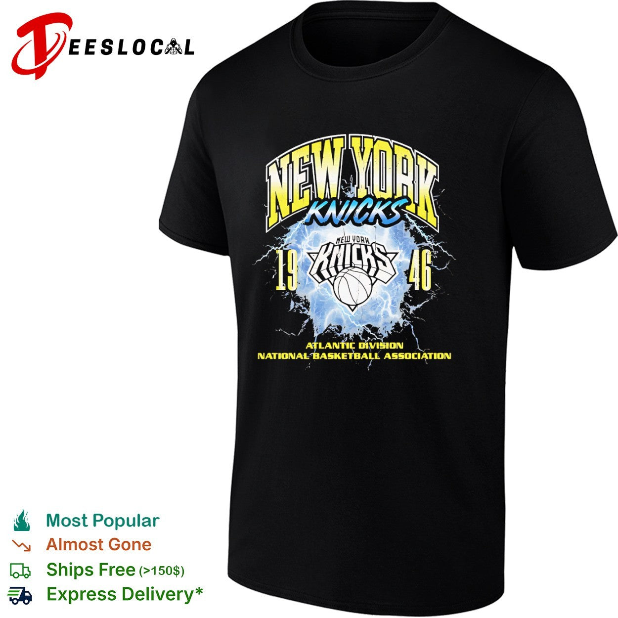 New York Knicks 1946 Atlantic Division National Basketball shirt