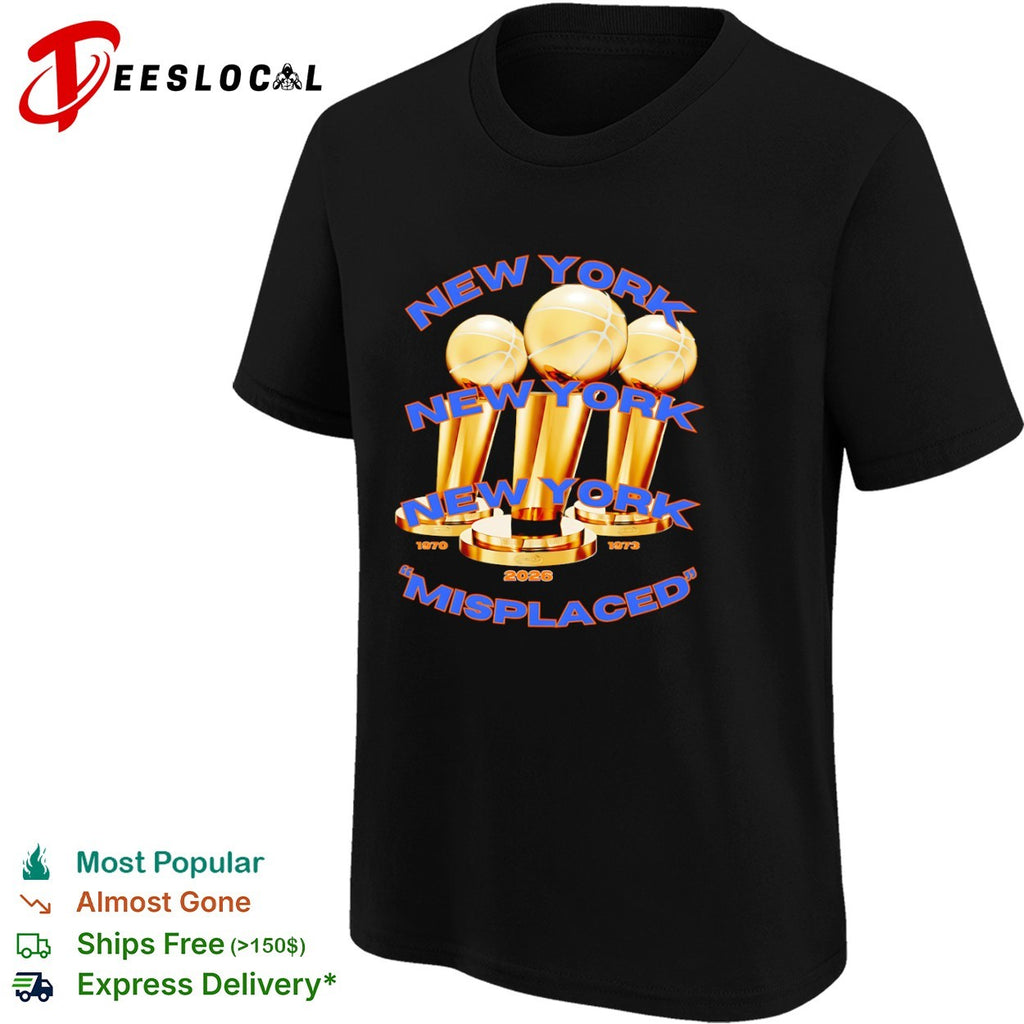 New York Knicks 1970 1973 2026 Misplaced Trophy Basketball shirt