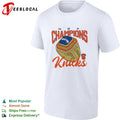 New York Knicks 1970 NBA Champions Ring Logo Print Basketball League Team shirt