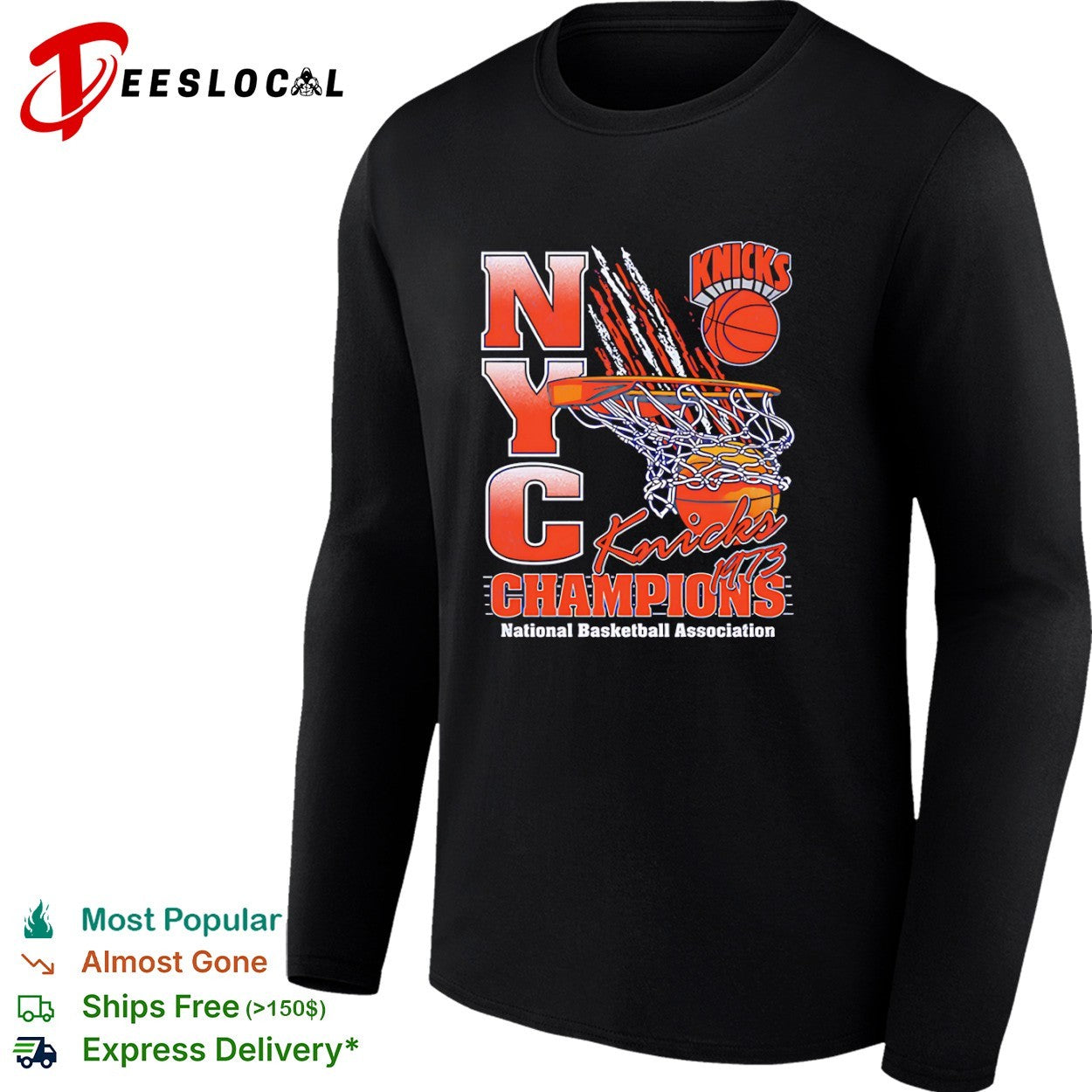 New York Knicks 1973 Champions National Basketball Association NYC shirt