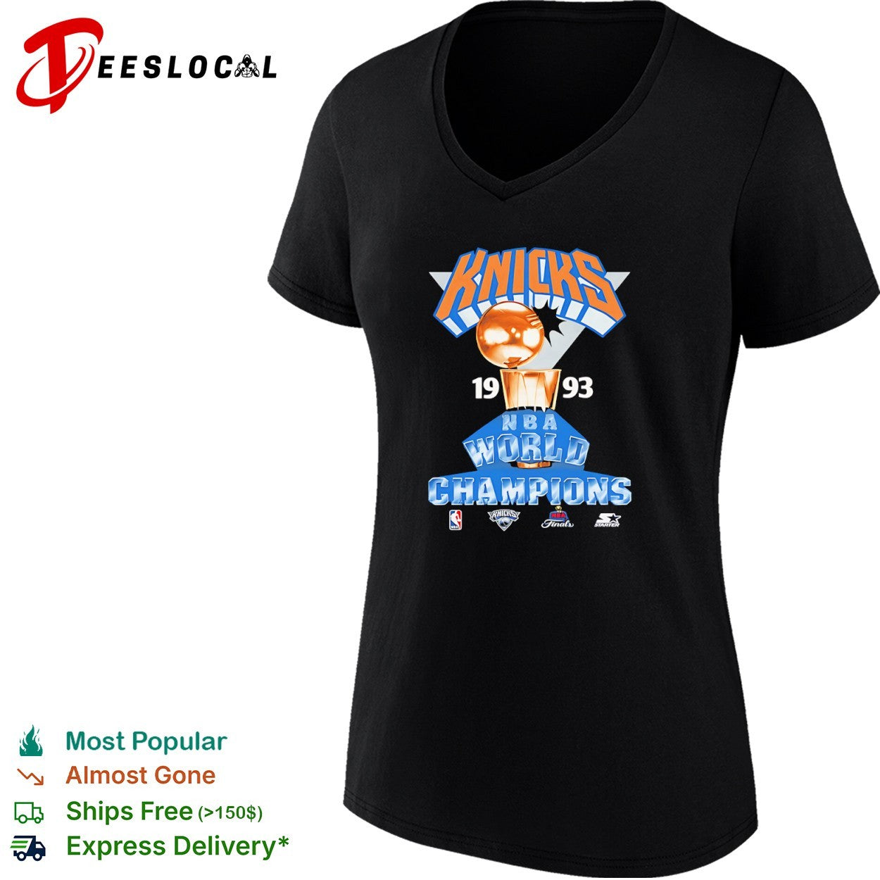 New York Knicks 1993 NBA World Champions Shirt