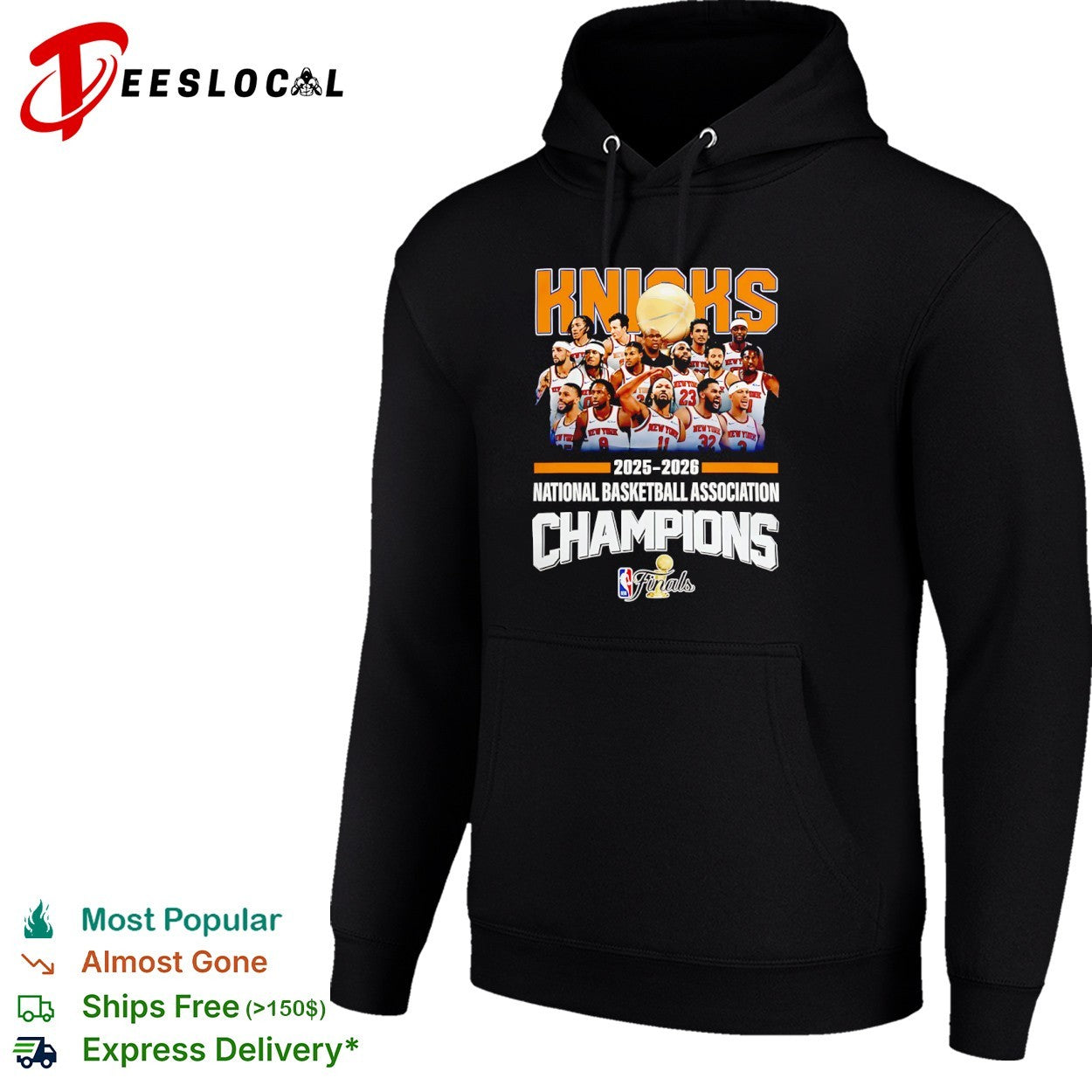 New York Knicks 2025 2026 NBA Champions finals shirt