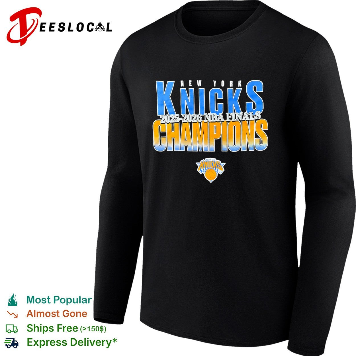 New York Knicks 2025 2026 NBA Finals Champions shirt