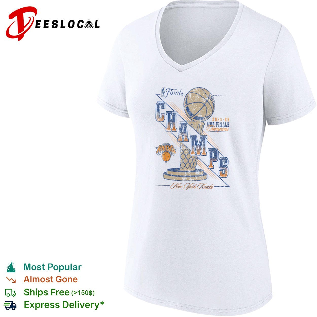 New York Knicks 2025 2026 NBA Finals Champs shirt