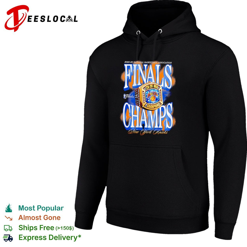 New York Knicks 2025-26 Finals Champs championship ring close-up art shirt