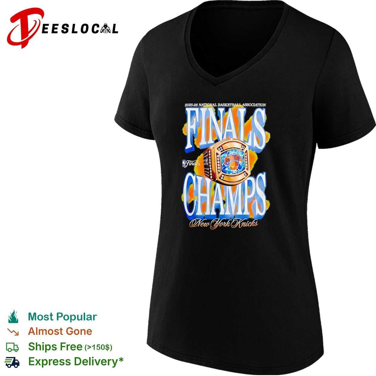 New York Knicks 2025 26 National Basketball Association Finals Champs shirt