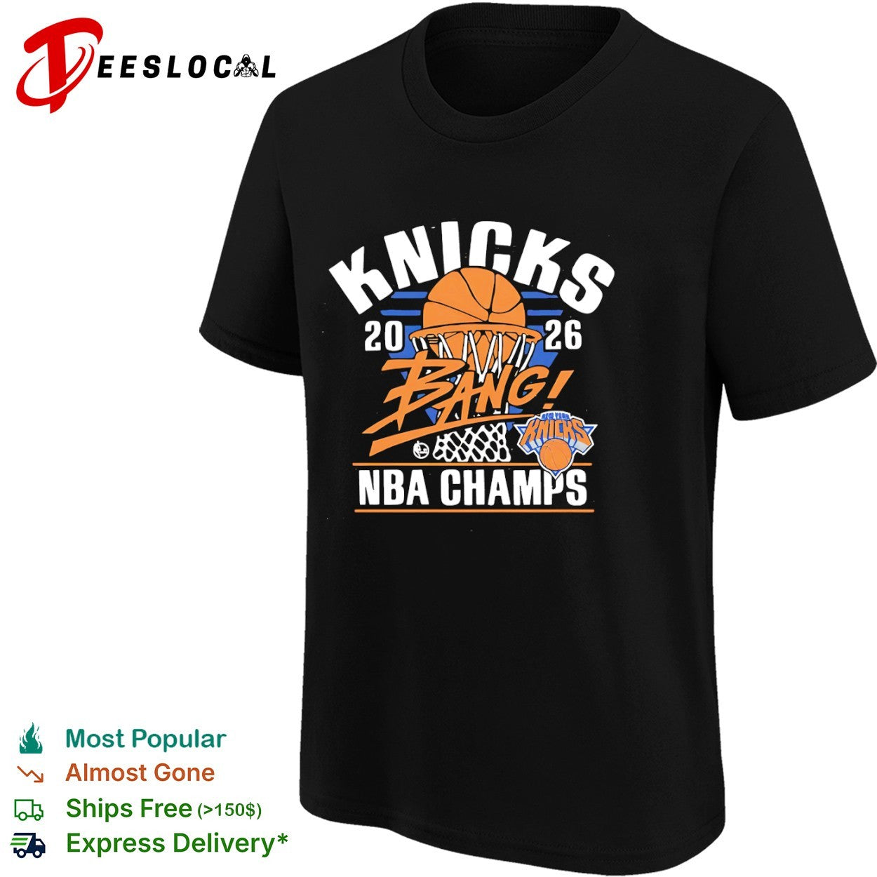 New York Knicks 2026 Bang NBA Champs Basketball Team shirt