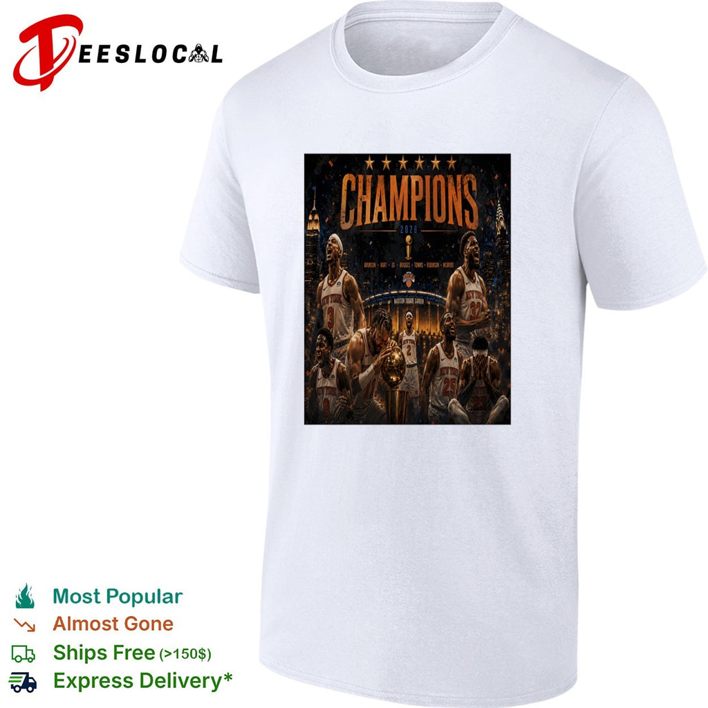 New York Knicks 2026 Champions Madison Square Garden shirt