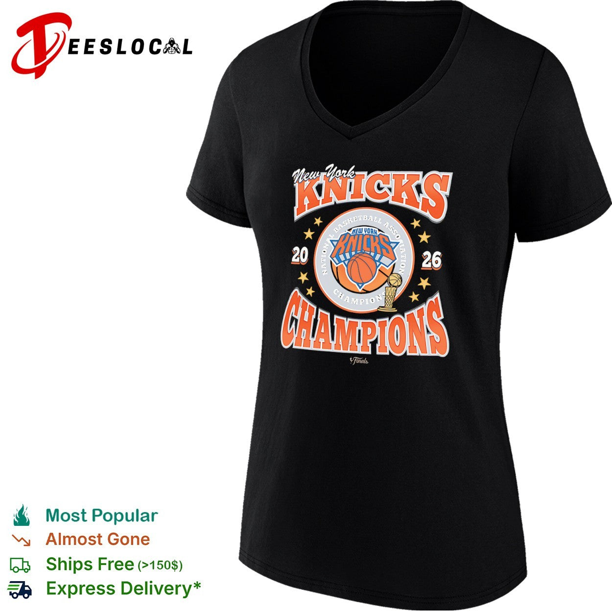 New York Knicks 2026 Champions National Basketball Association Finals Shirt