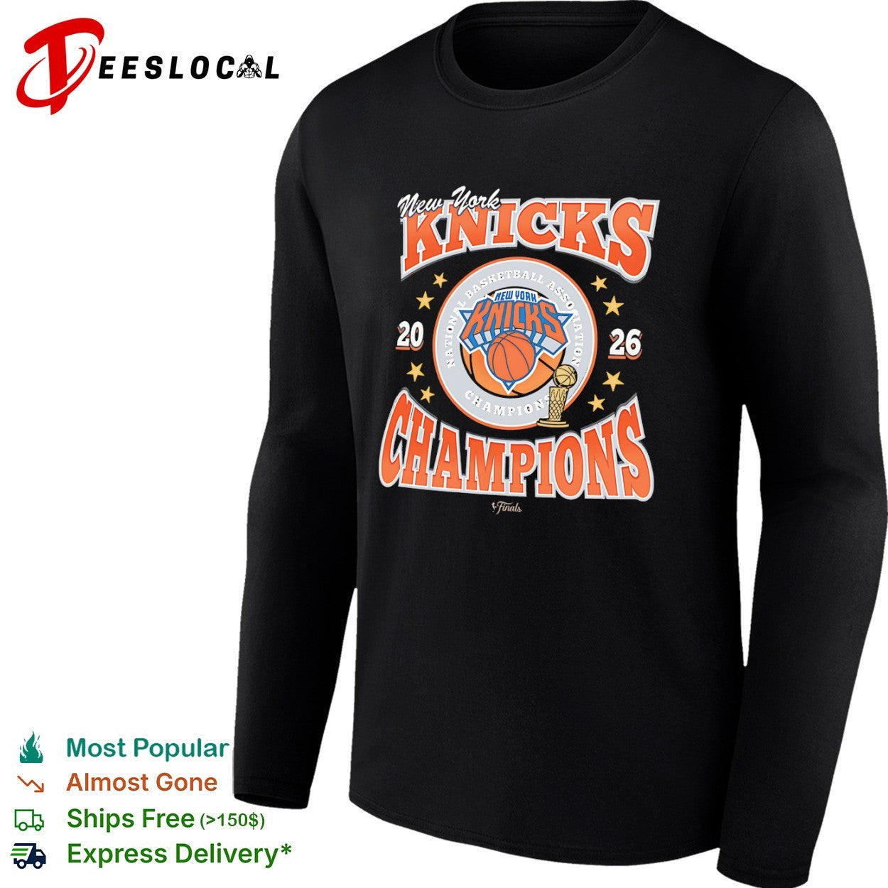 New York Knicks 2026 Champions National Basketball Association Finals Shirt