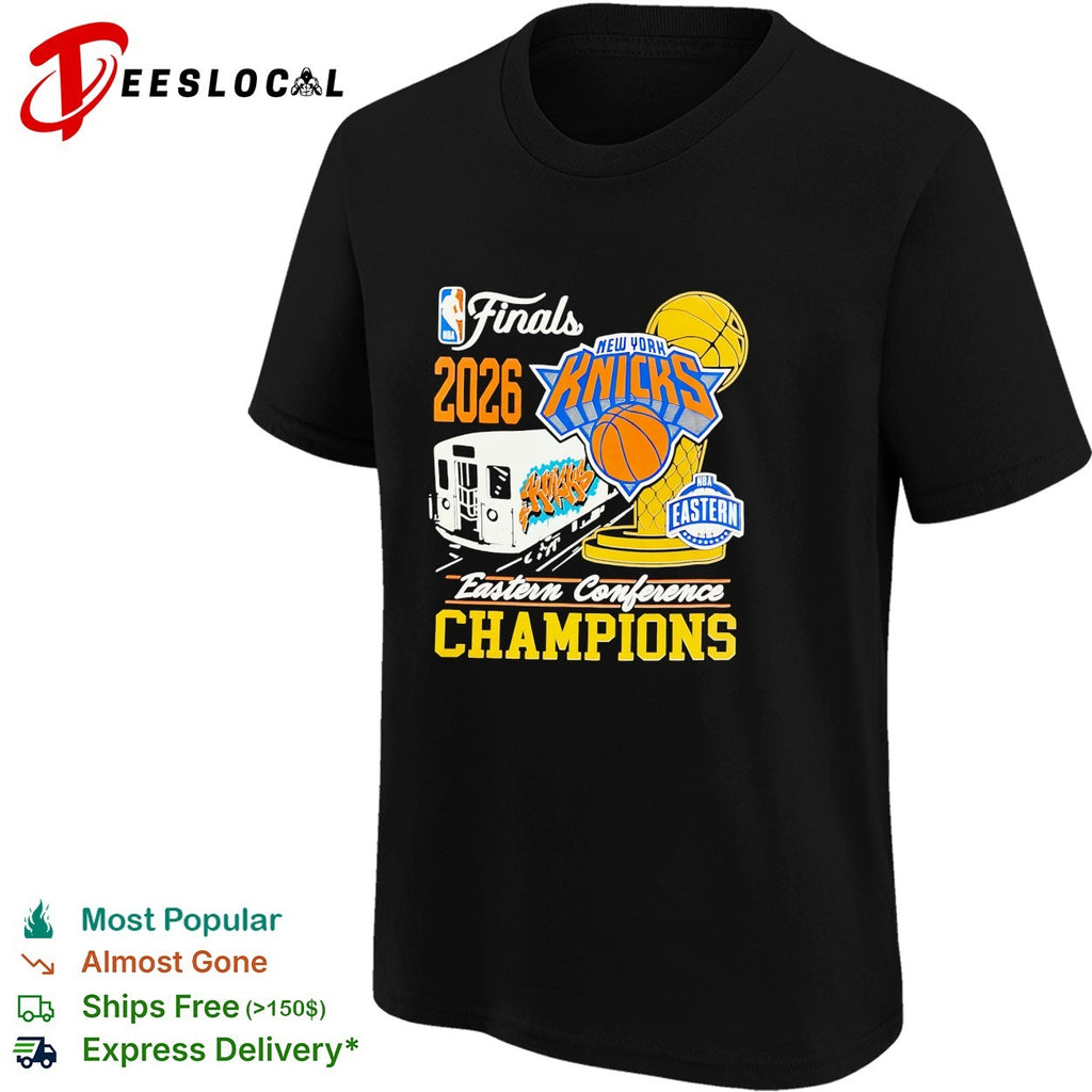 New York Knicks 2026 Finals Eastern Conference Champions subway graffiti art shirt
