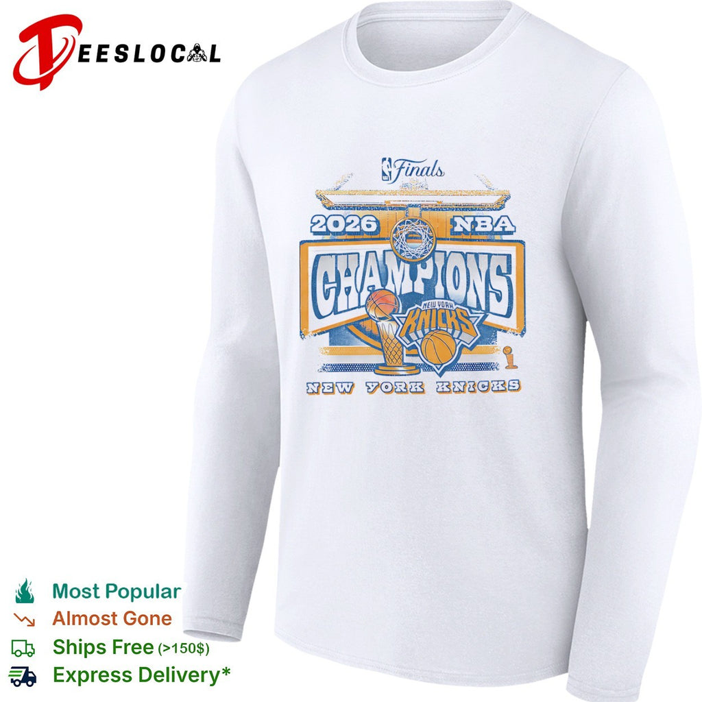 New York Knicks 2026 NBA Champions Finals basketball team shirt