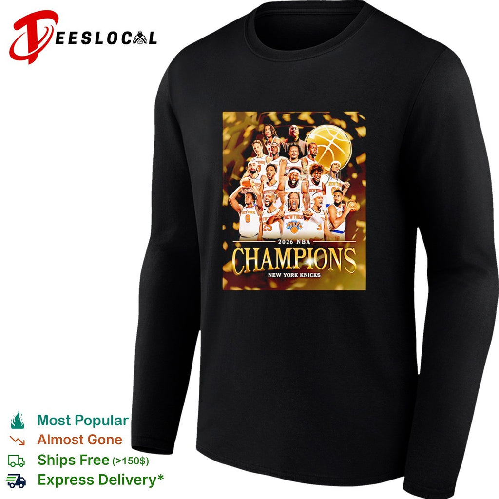 New York Knicks 2026 NBA Champions team shirt