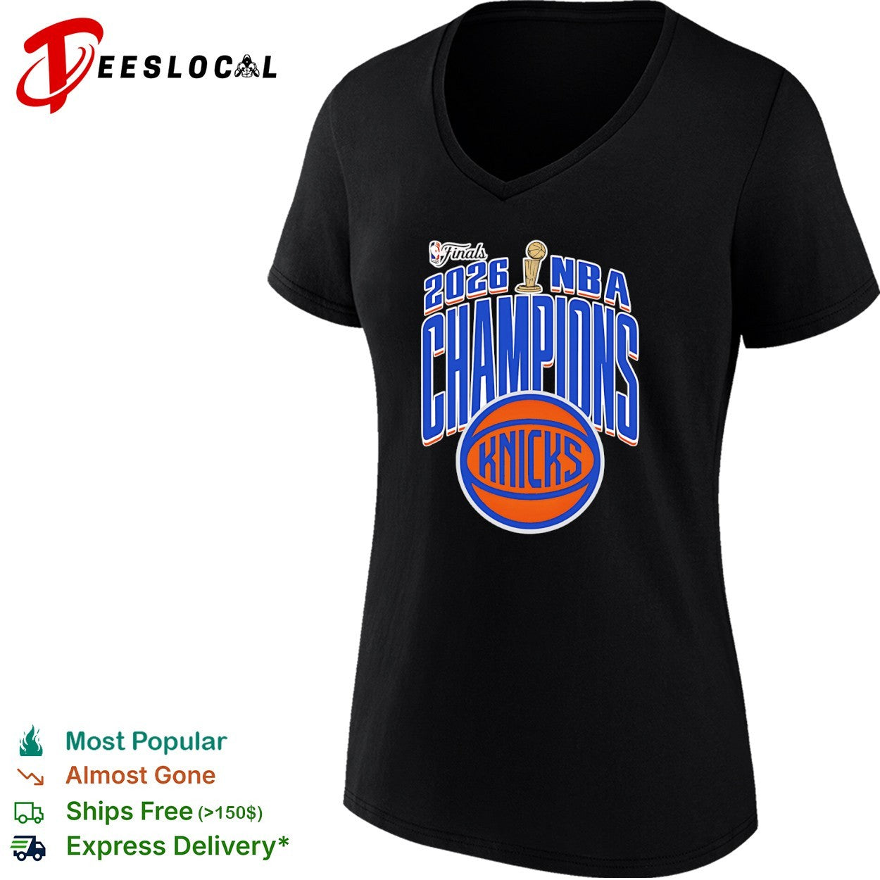 New York Knicks 2026 NBA Finals Champions Basketball Trophy Logo shirt