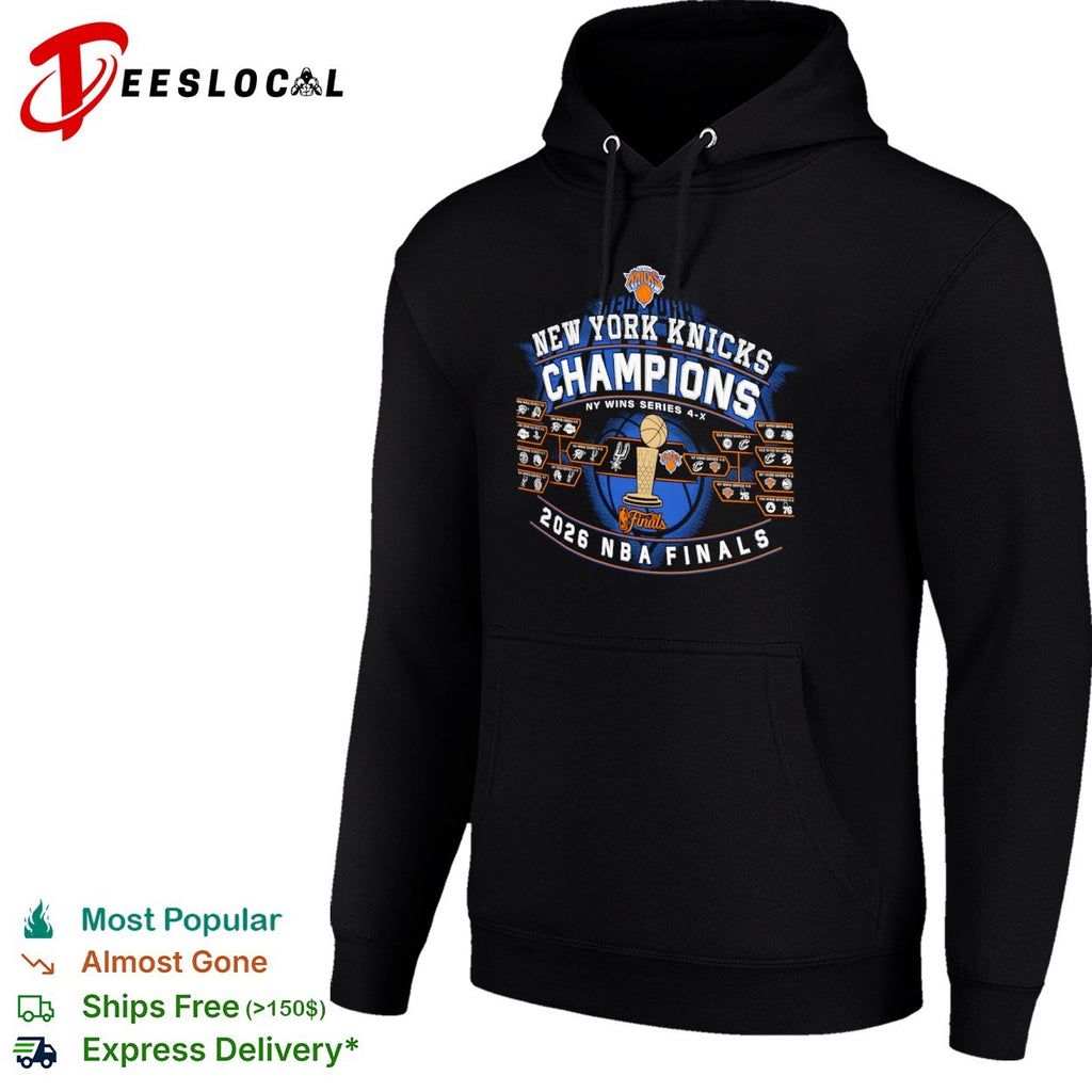 New York Knicks 2026 NBA Finals Champions Trophy shirt