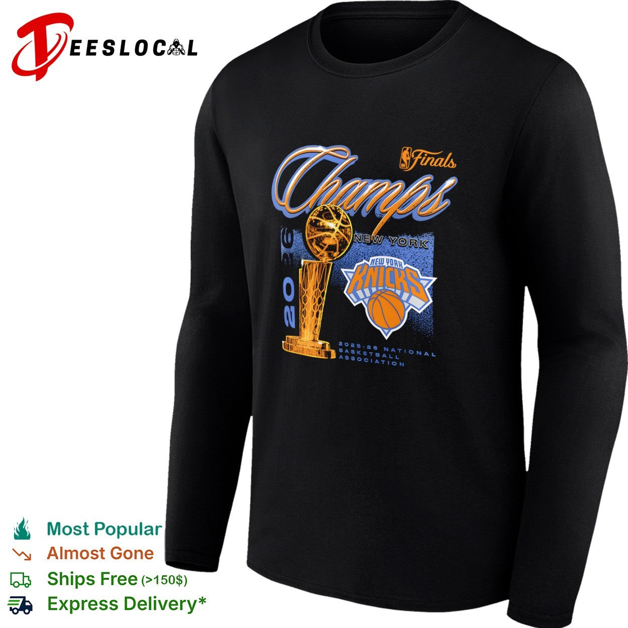 New York Knicks 2026 NBA Finals Champs National Basketball shirt