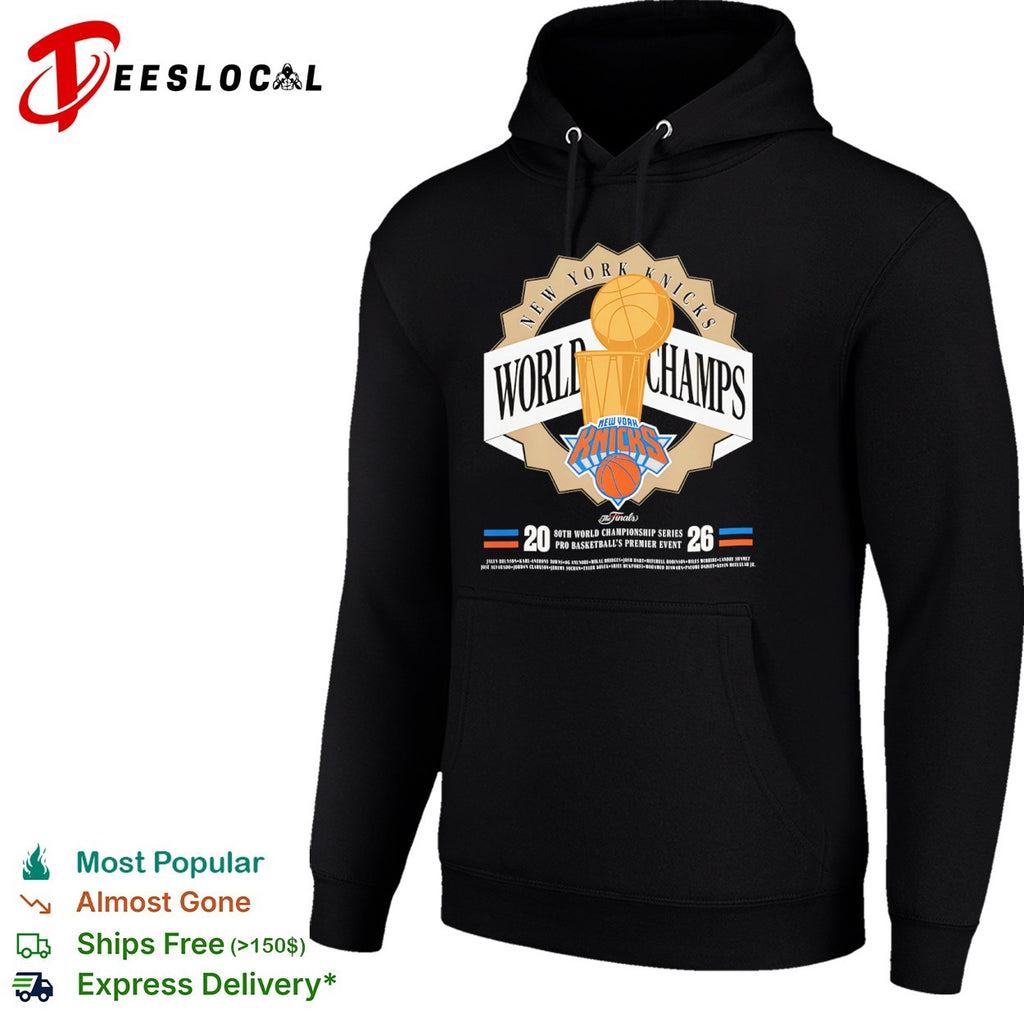 New York Knicks 2026 World Champs Finals shirt