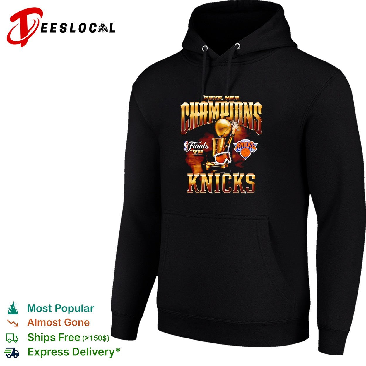 New York Knicks 2026 champions trophy ski goggles bold poster shirt