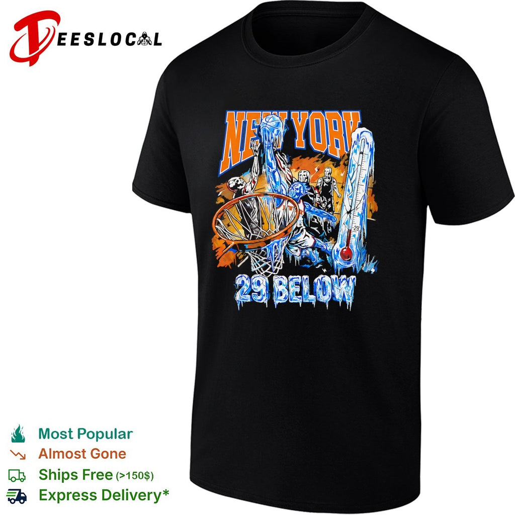 New York Knicks 29 Below Basketball shirt