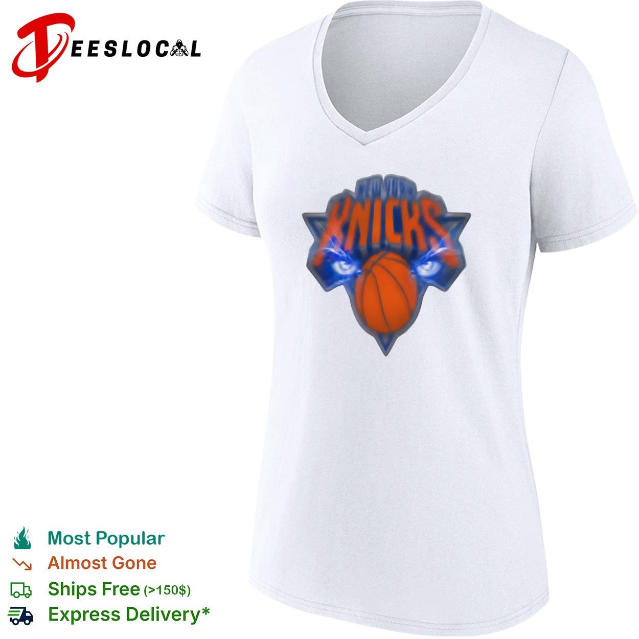 New York Knicks Basketball Eyes Lightning Storm shirt
