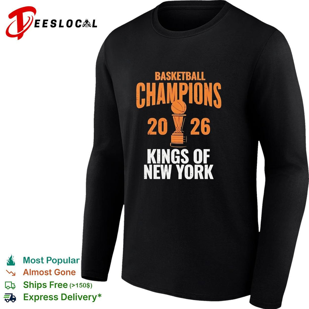 New York Knicks Basketball champions 2026 New York Kings of trophy poster shirt