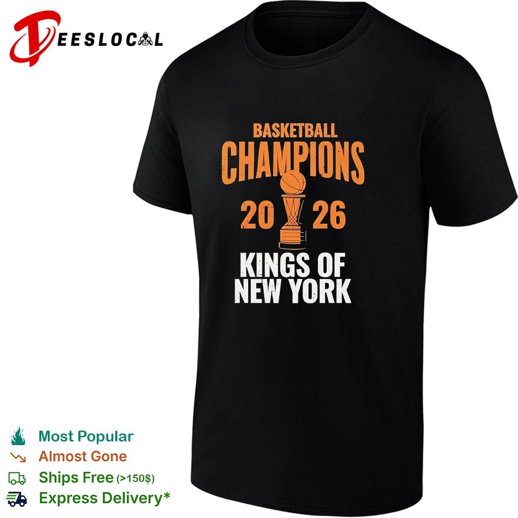 New York Knicks Basketball champions 2026 New York Kings of trophy poster shirt