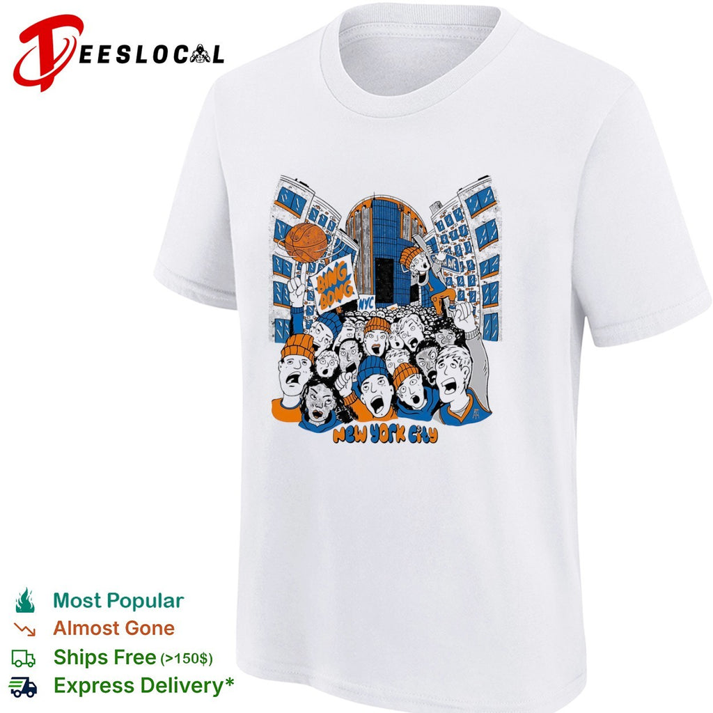 New York Knicks Bing Bong NYC New York City basketball shirt