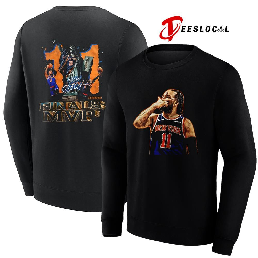 New York Knicks Captain Clutch Jalen Brunson Finals MVP graphic shirt