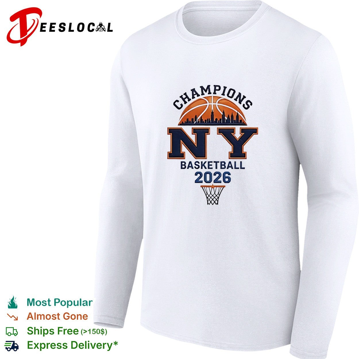 New York Knicks Champions NY basketball 2026 graphic shirt