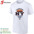 New York Knicks Champions NY basketball 2026 graphic shirt