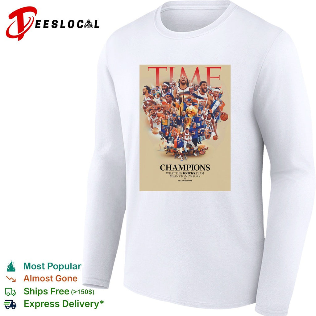 New York Knicks Champions Time Magazine Art shirt