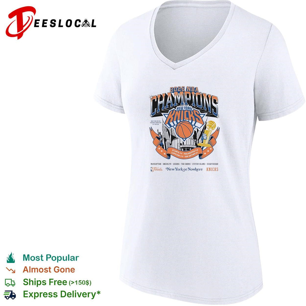 New York Knicks Champions boroughs banner basketball poster shirt