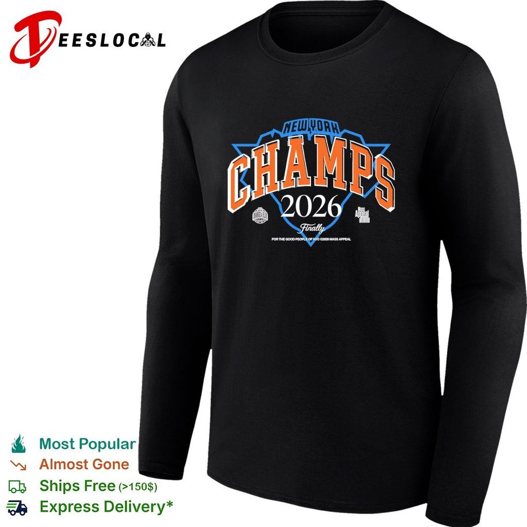 New York Knicks Champs 2026 Finally shirt