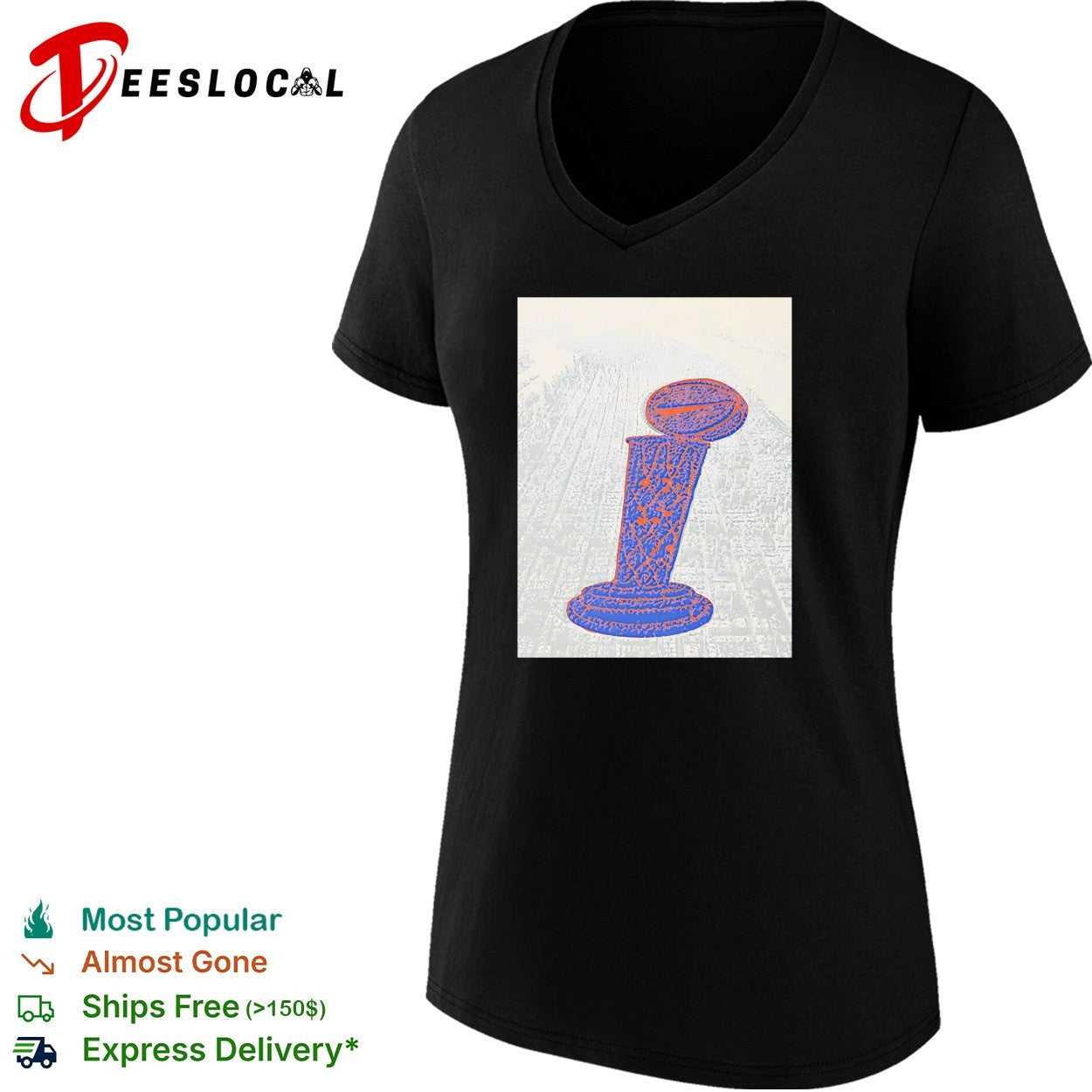 New York Knicks City of Champions Basketball trophy shirt