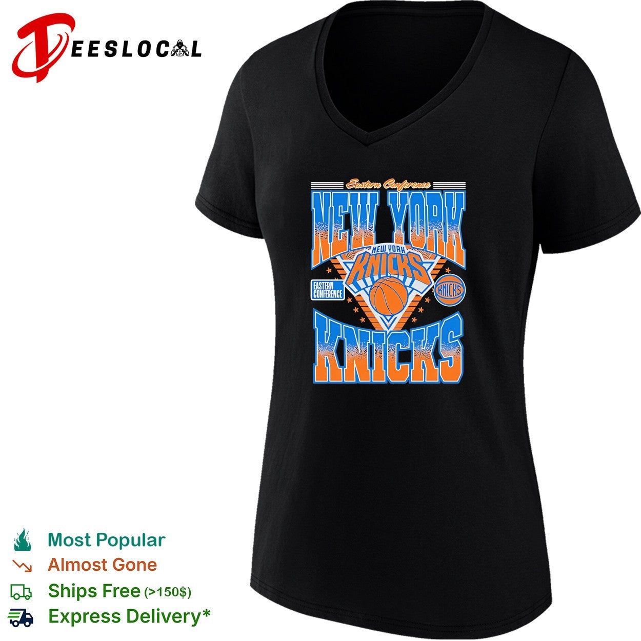 New York Knicks Eastern Conference logo basketball vintage shirt