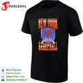 New York Knicks Go Knicks basketball shield badge bold art shirt