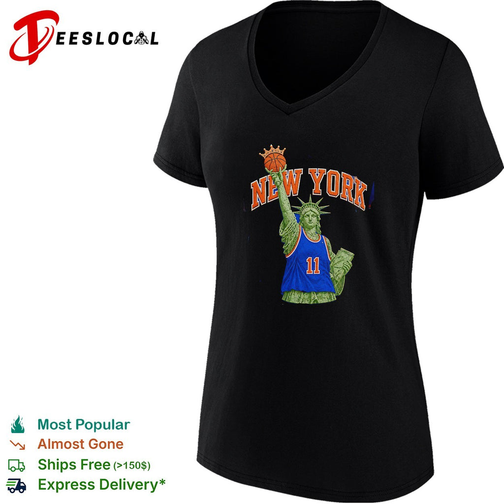 New York Knicks Jalen Brunson Statue of Liberty 11 NBA Finals 2026 shirt