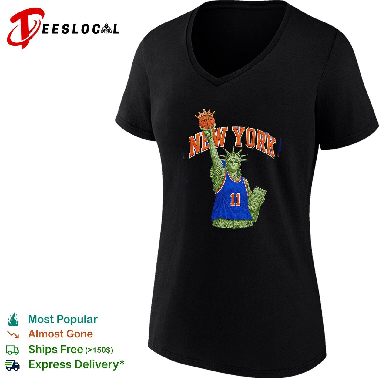 New York Knicks Jalen Brunson Statue of Liberty 11 NBA Finals 2026 shirt