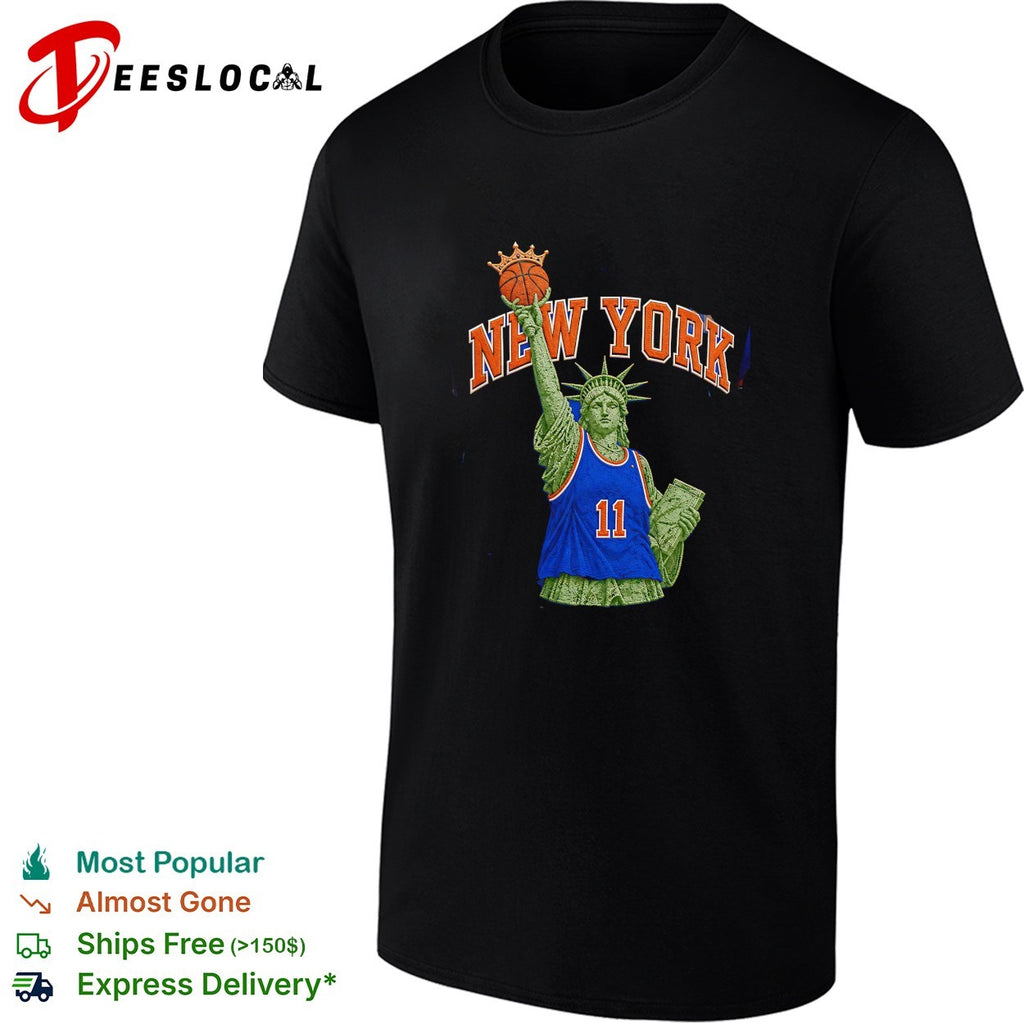New York Knicks Jalen Brunson Statue of Liberty 11 NBA Finals 2026 shirt