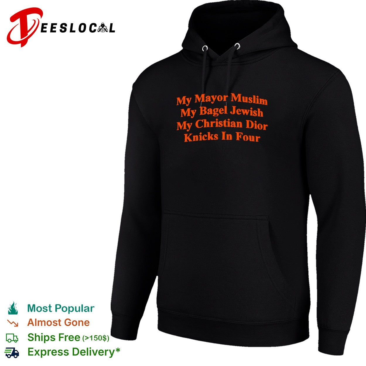 New York Knicks My Mayor Muslim My Bagel Jewish My Christian Dior and NY Team In Four shirt