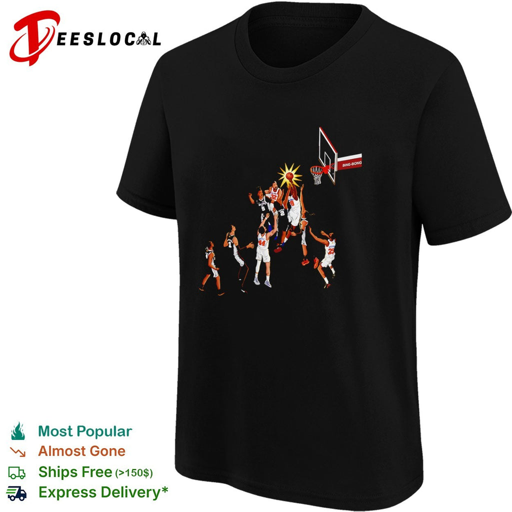 New York Knicks NBA Bing Bong Art Basketball shirt