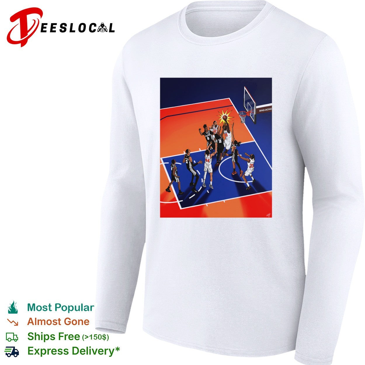 New York Knicks NBA Bing-Bong basketball shirt